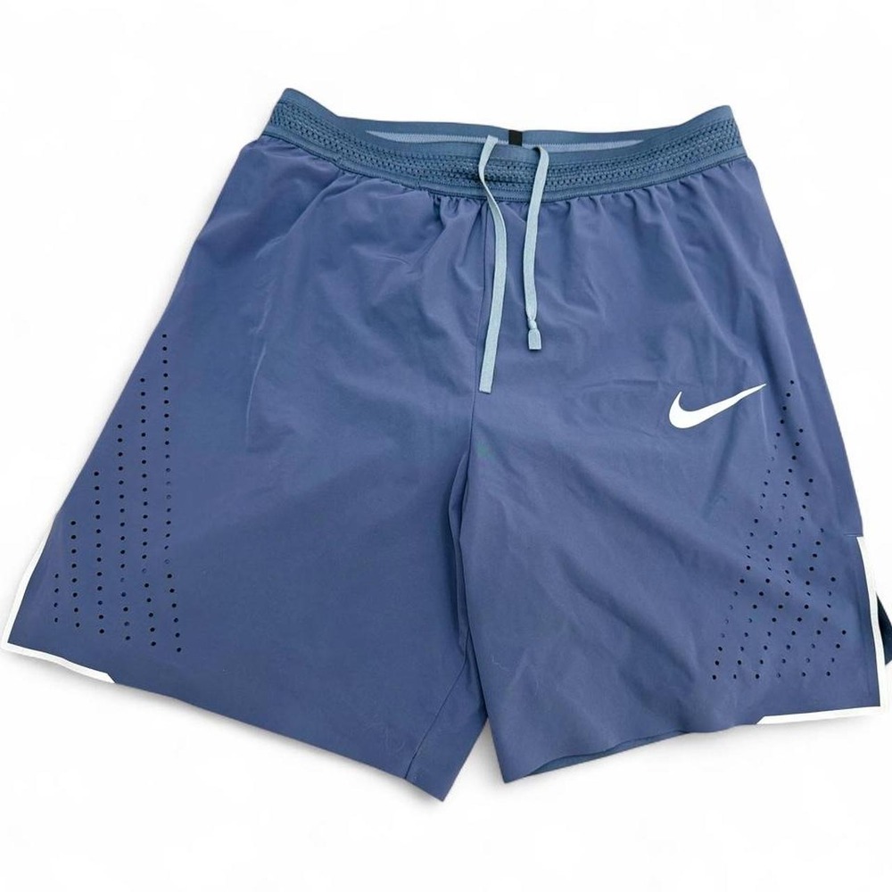 Nike Men's AeroSwift 5" Running Shorts Slate Blue Slate Gray Medium 852317-47